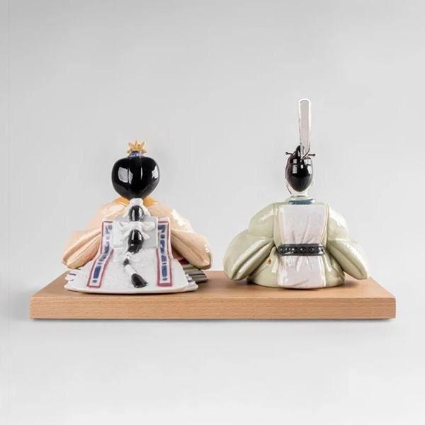 〈リヤドロ〉雛人形(若草)【ひな人形】【送料無料】