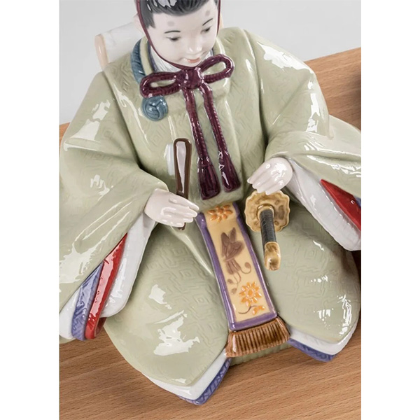 〈リヤドロ〉雛人形(若草)【ひな人形】【送料無料】