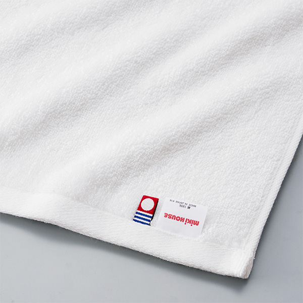 〈ミキハウス〉ゴールドレーベル フェイスタオル2枚セット(BOX付き)