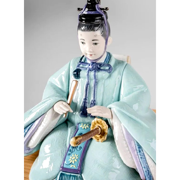 〈リヤドロ〉雛人形(Turquoise&Pink)【ひな人形】【送料無料】