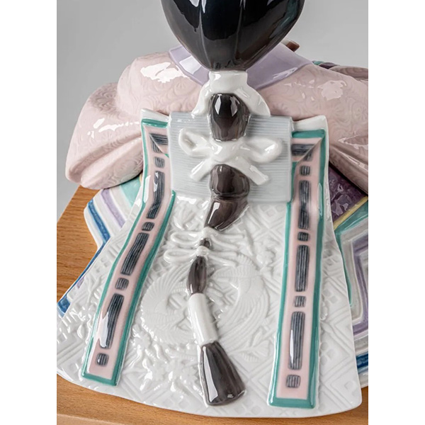 〈リヤドロ〉雛人形(Turquoise&Pink)【ひな人形】【送料無料】