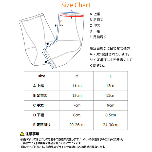 サイズ表