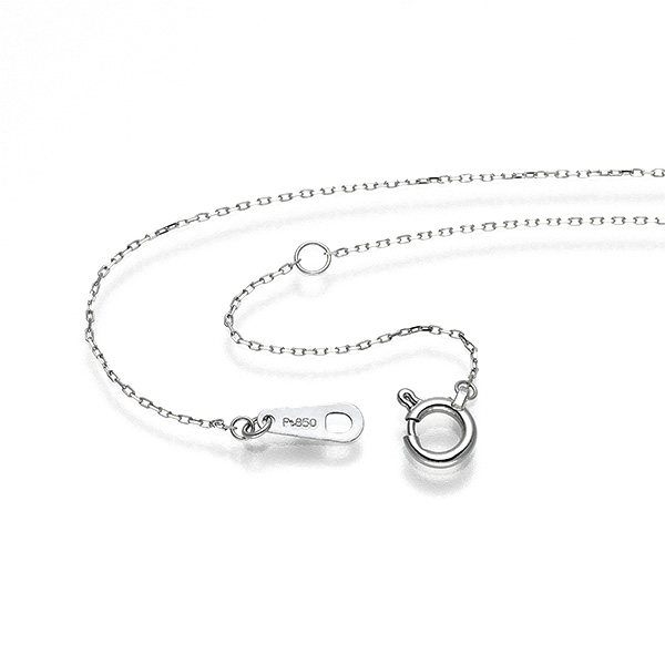 〈芝翫香〉Ptダイヤ入パライバトルマリンペンダント