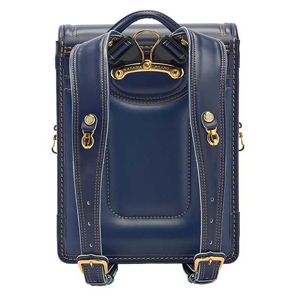 〈2026 近鉄のランドセル〉観光特急青の交響曲(シンフォニー)コラボランドセル カザマランドセル×近鉄電車 ブルー×ステッチ:ゴールド 【会員限定 送料無料】