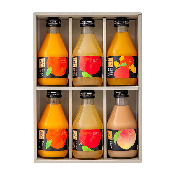 ◇ホシフルーツ にほんのご馳走果実ジュース6本