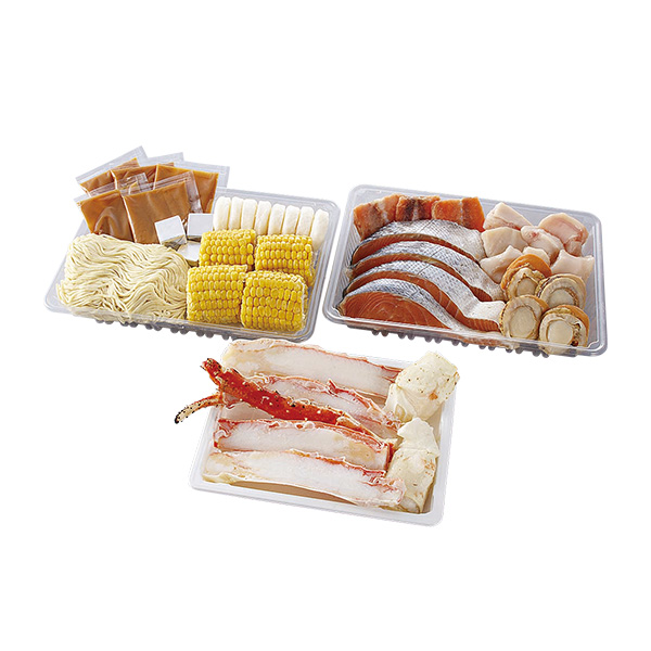 ●【559】〈藤井水産〉たらばがに入り石狩鍋 3〜4人前【送料込・冷凍】