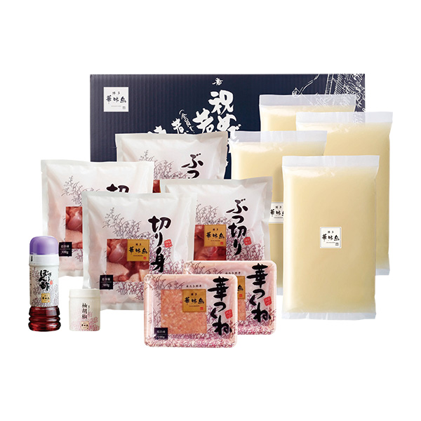 ●【560】〈博多華味鳥〉水たきセット 6〜8人前【送料込・冷凍】