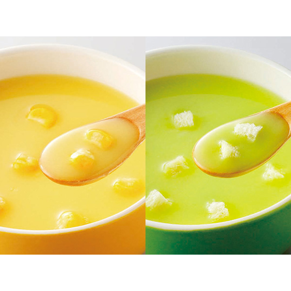 81.◇北海道コーンスープ&アスパラスープ 30食