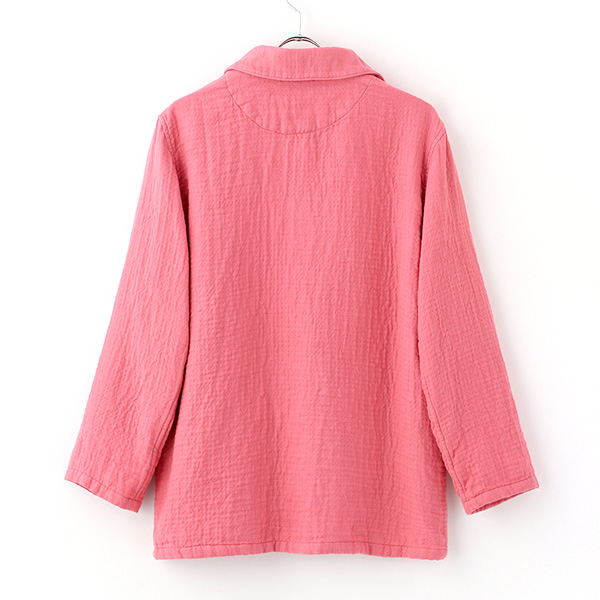 UCHINO〉マシュマロワッフルガーゼライトベーシックレディスパジャマ