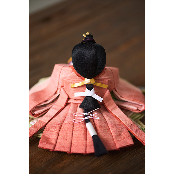 〈中川政七商店〉atelier shimura×中川政七商店 草木染めの衣裳着雛飾り お道具付