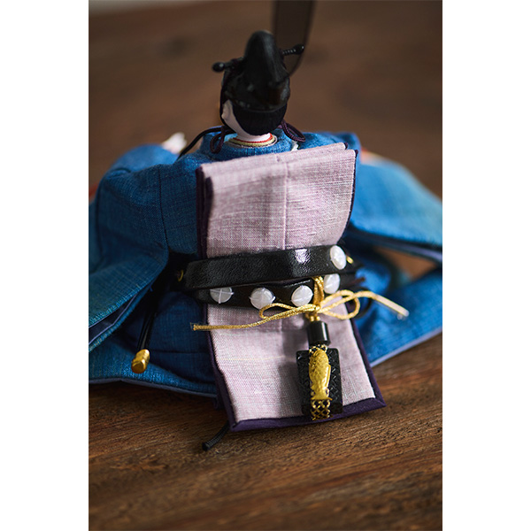 〈中川政七商店〉atelier shimura×中川政七商店 草木染めの衣裳着雛飾り お道具付