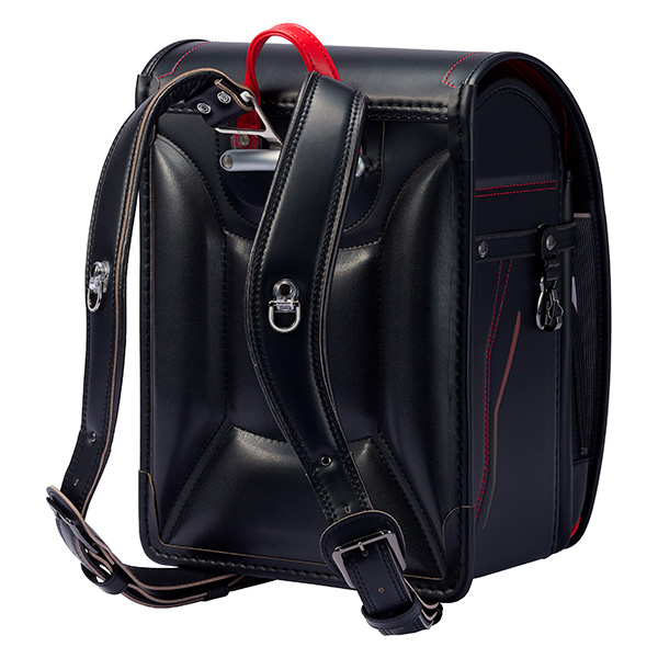 〈2027 近鉄のランドセル〉ララちゃんコレクション アクティブNEO ブラック×レッド(T)【送料無料】