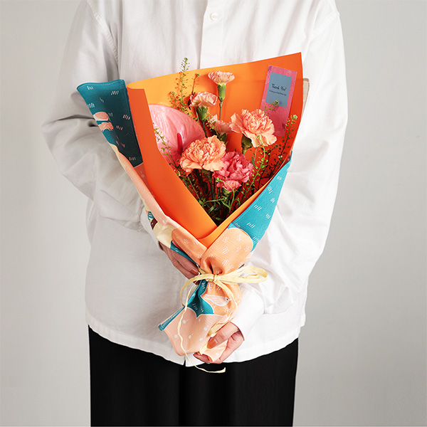 ●母の日〈hanna/ハンナ〉花束「ミューシグS」