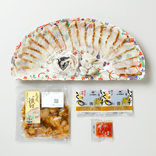 ◇ 母の日 〈ふく太郎本部〉母の日 まふく炙り刺身・とらふくの漬け(2人前)