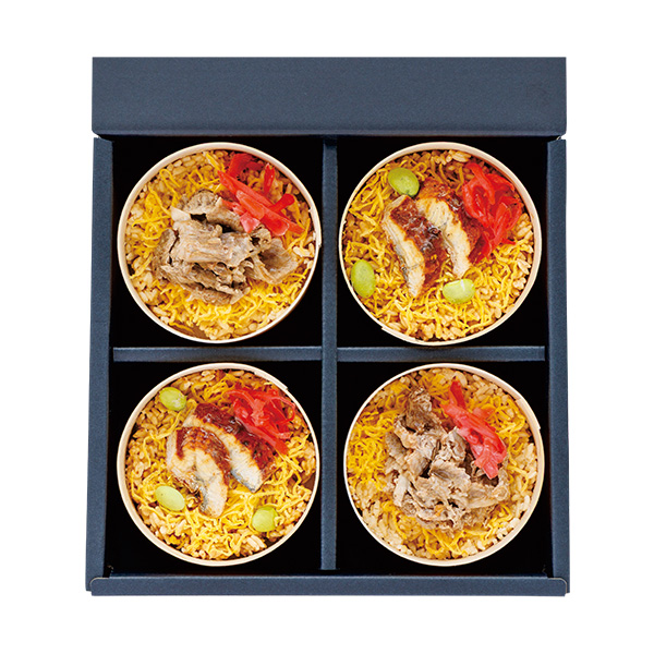 203.◇京都・鰻割烹まえはら うなぎ蒲焼と牝限定神戸ビーフの小分けわっぱ飯