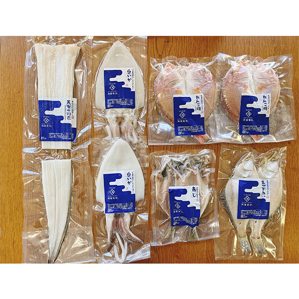 ◇ ハルカスニッポン博覧会 島根〈岡富商店〉あなご・白いか・かれい・あじ・れんこ鯛 山陰日本海一夜干詰合せ