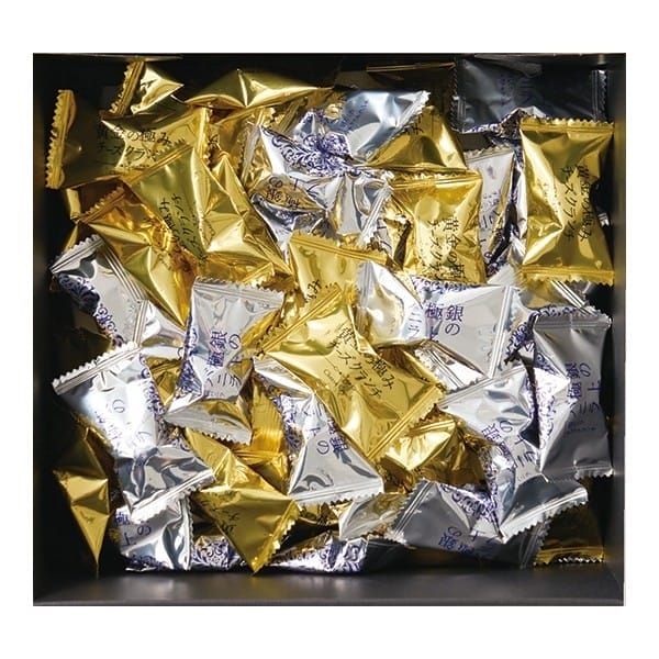 171.◇Or et Argent 黄金のチーズ・銀のバニラ クランチチョコレート 50粒