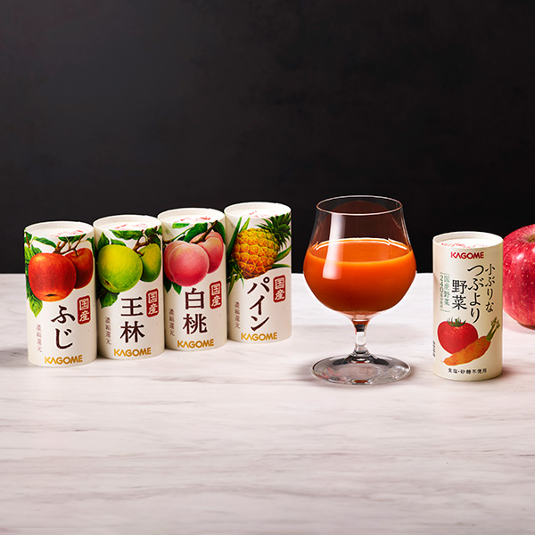 カゴメ 小ぶりなつぶより野菜+国産フルーツジュースセット【ネットショップ限定商品】