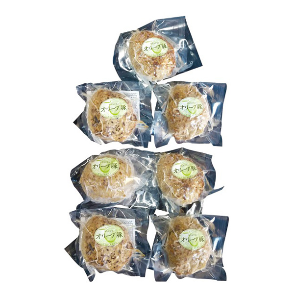 ◇焼き豚Pオリーブ豚 ハンバーグ7個