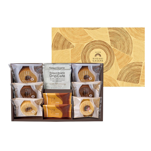 ◇ひかりがさね ふんわりバームと珈琲の詰合せ10個