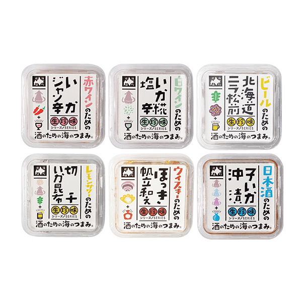 ◇丸市岡田商店 北海道 生珍味6種セット