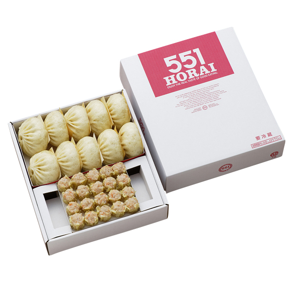 ●〈551蓬莱〉豚饅・エビ焼売セット