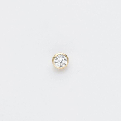 〈芝翫香〉K18ダイヤモンドワンピアス