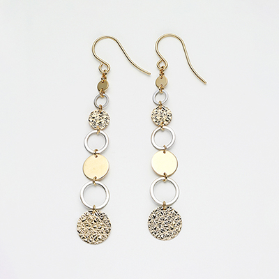 〈芝翫香〉K18/K18WGアメリカンピアス