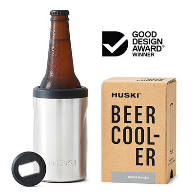 qHUSKIrBEER COOLER 2.0 SILVER