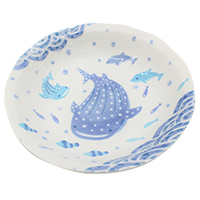 〈海遊館〉ジンベエカレー皿