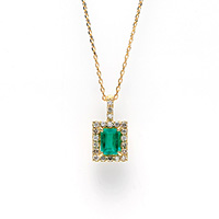 yukiko ⭐️K18 ダイヤモンド　エメラルド　ルビーペンダント yukiko ⭐️K18 ダイヤモンド エメラルド ルビーペンダント yukiko